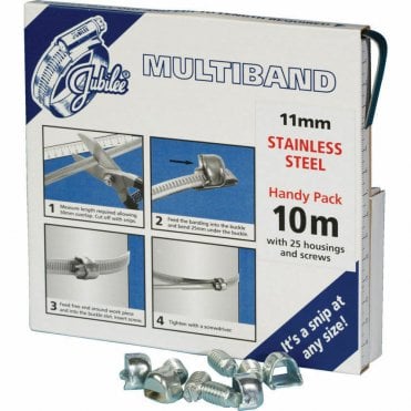 JUBLIEE-BAND STRAP KIT S.STEEL 10 MTR MB1806