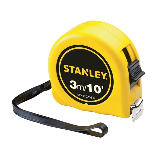 STANLEY-MEASURING TAPE 3 MTR PVC BODY