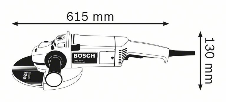 BOSCH-ANGLE GRINDER 180MM 2000W