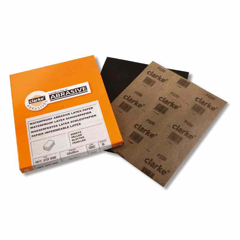 WATERPROOF LATEX SANDING PAPERS
